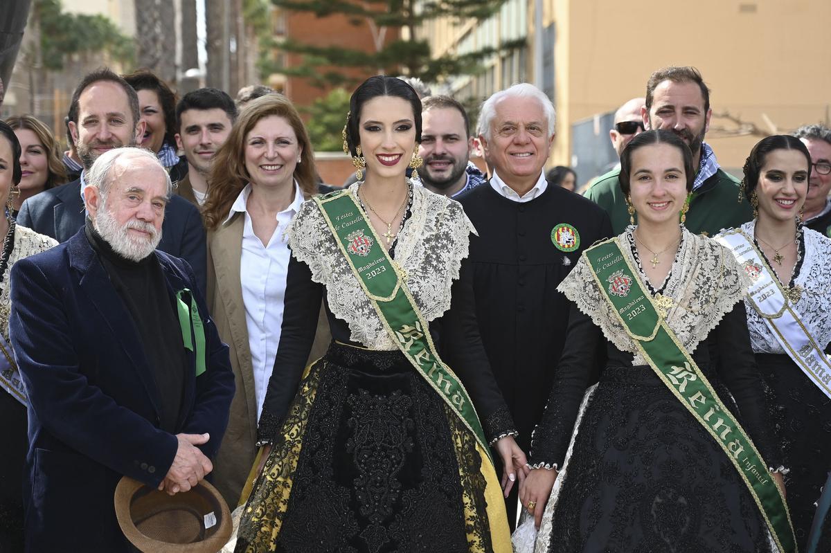 Zapata, Marco, Selene Tarín, Altava y Alejandra Sáez, en el acto de este viernes.