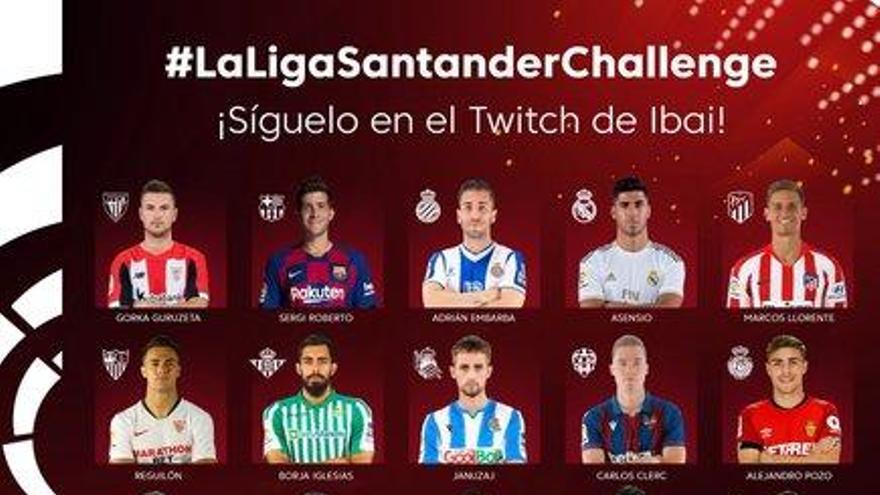 Desvelado el cuadro de La Liga virtual solidaria