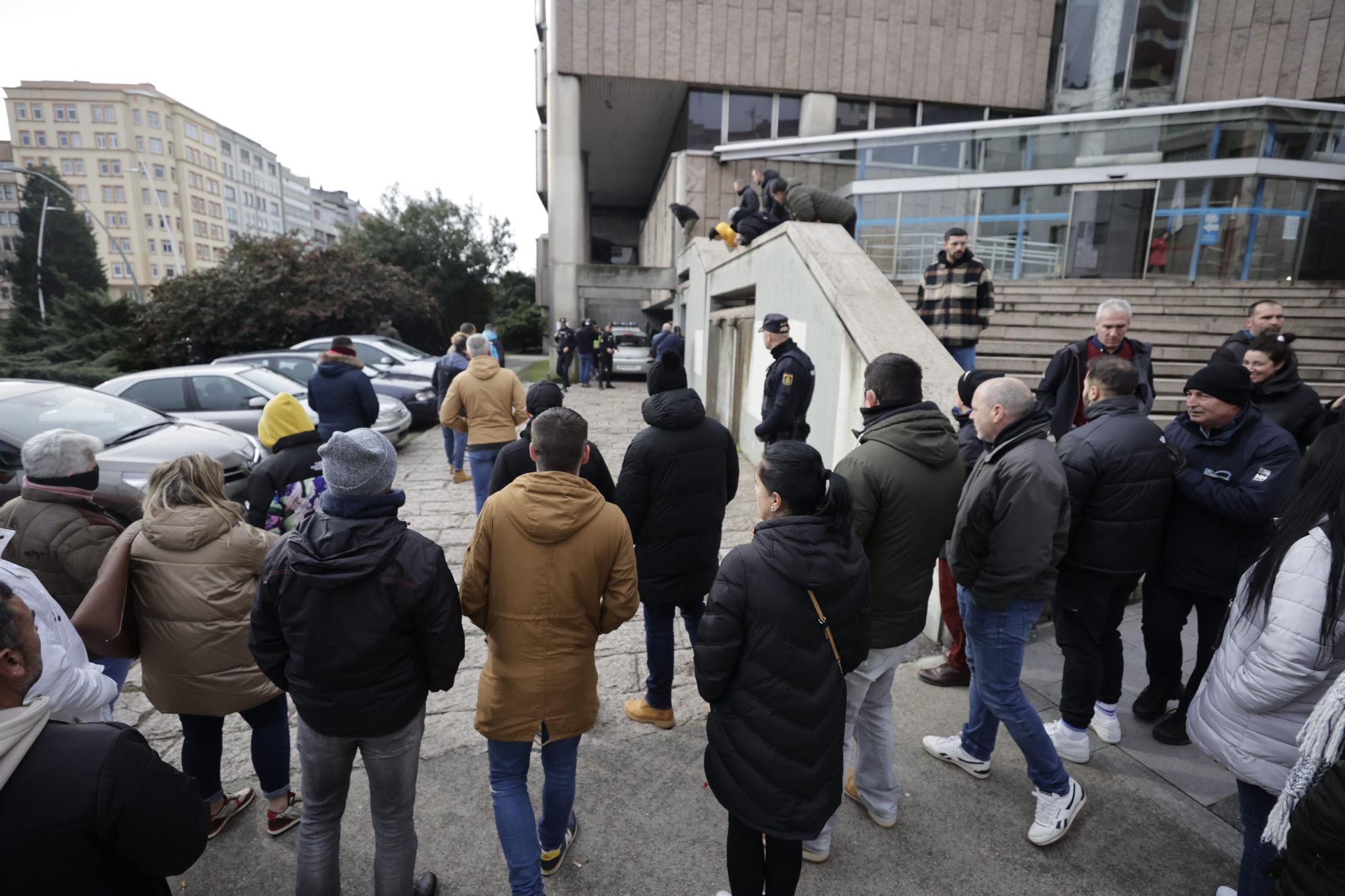 Los cuatro detenidos del sindicato STL en A Coruña, a disposición judicial