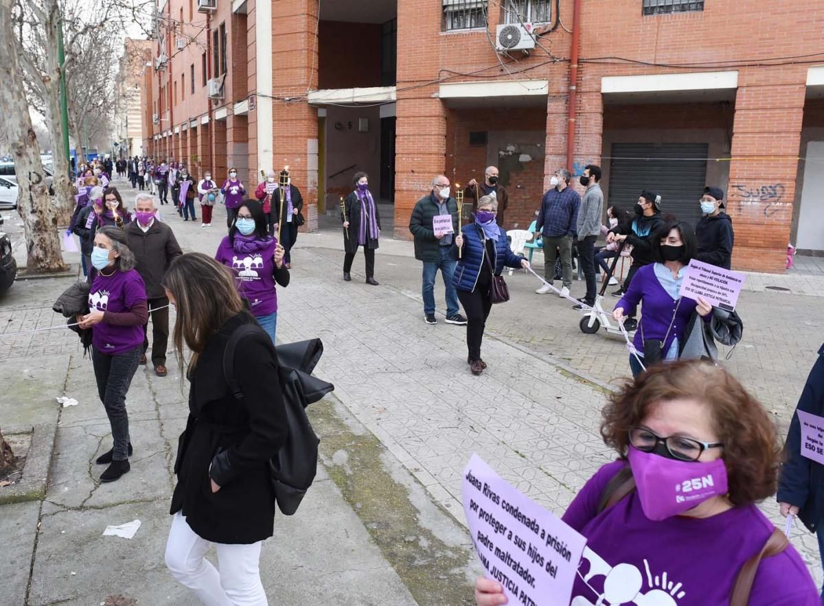 Marcha reivindicativa contra los asesinatos y violencias machistas