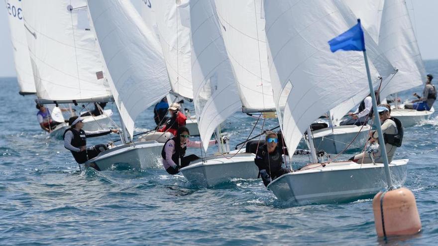 El Real Club Mediterráneo brilla en el Nacional de Snipe con un subcampeonato femenino