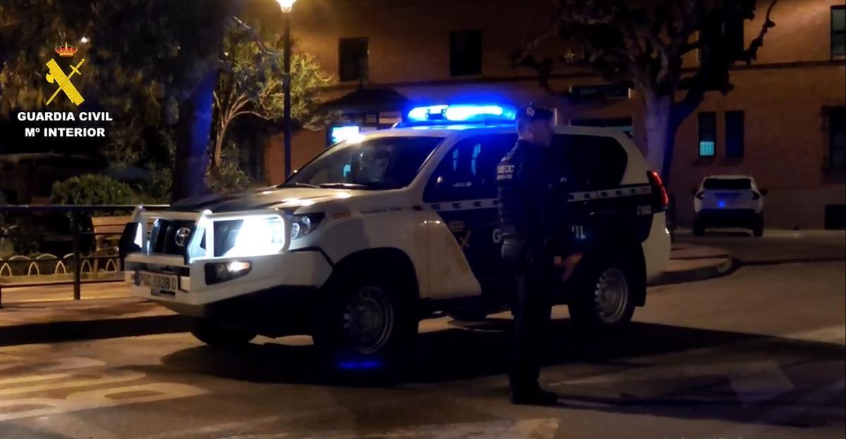 Operativo desplegado en Caspe.