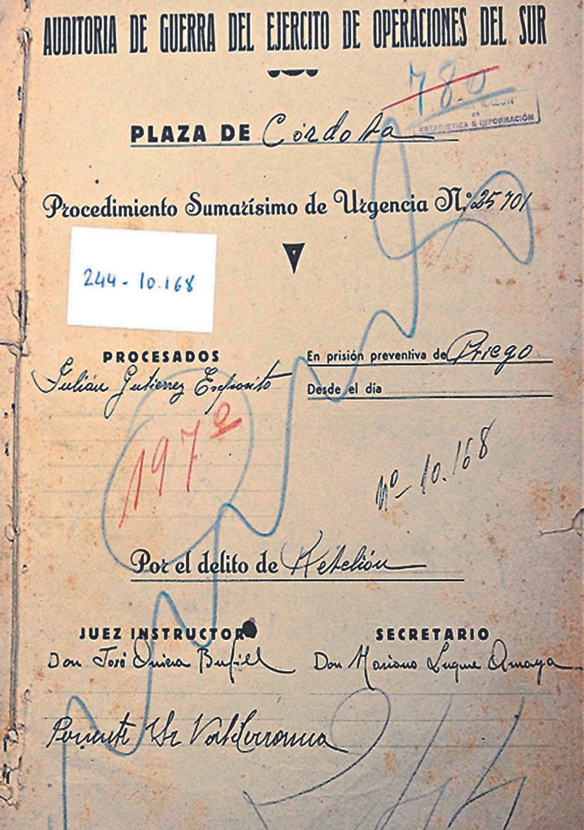 Portada de uno de los documentos digitalizados en el proyecto Concord.