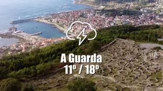El tiempo en A Guarda: previsión meteorológica para hoy, viernes 3 de mayo