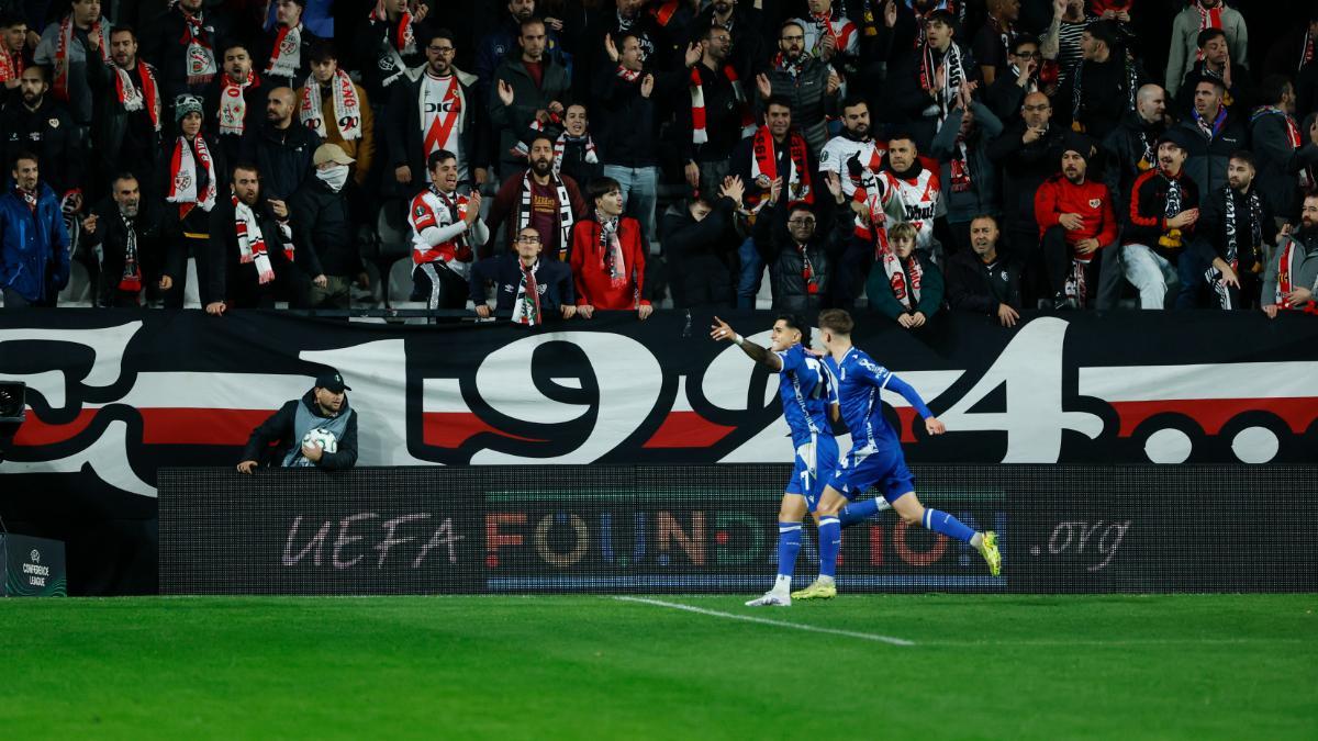 El Rayo, por detrás en el marcador