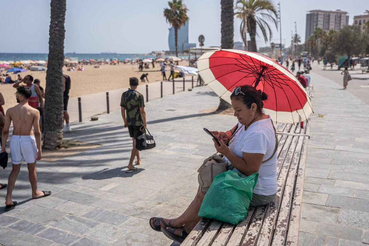 Ola de calor en Barcelona el pasado 28 de julio. Ola de calor en Barcelona el pasado 28 de julio.