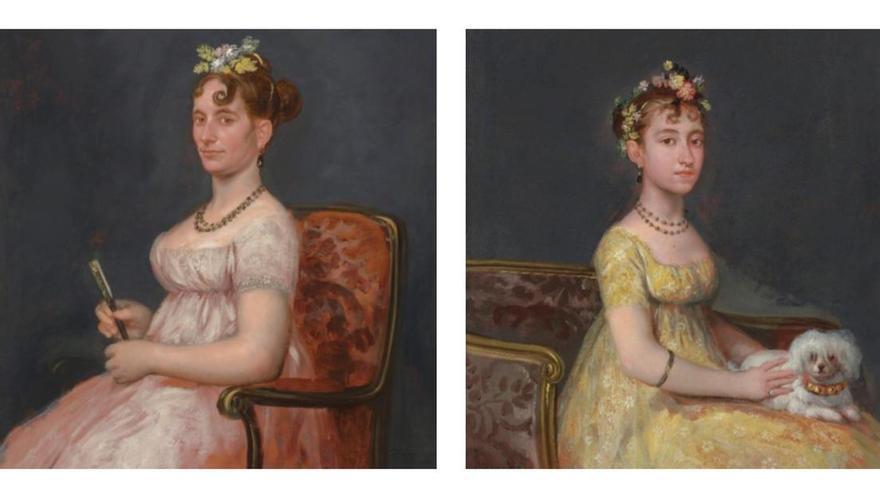 Leonora y Vicenta, las langreanas de los 15 millones de euros que pintó Goya