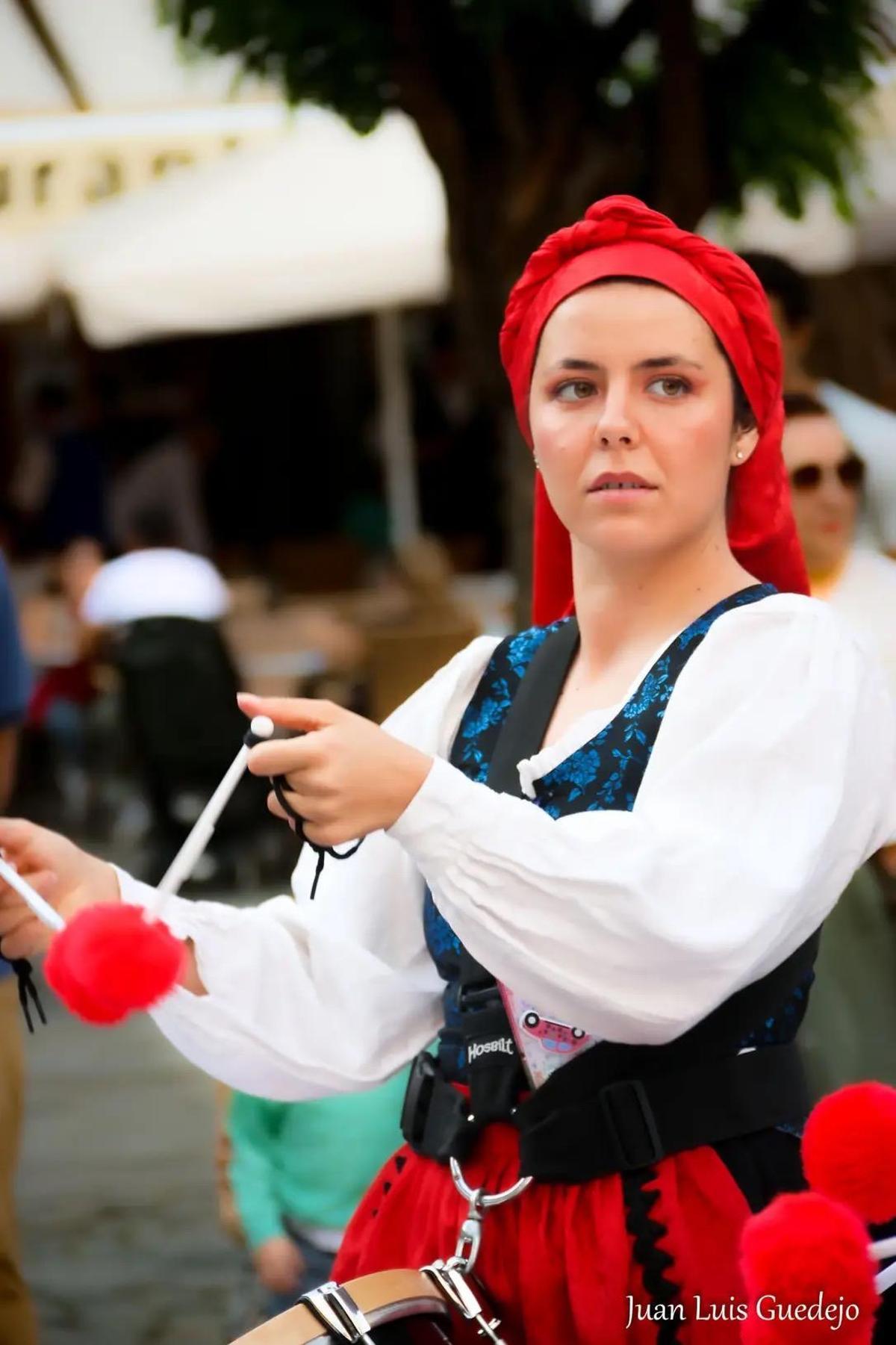 La madrileña, en el festival Internacional de Gaites Villa de Xixón