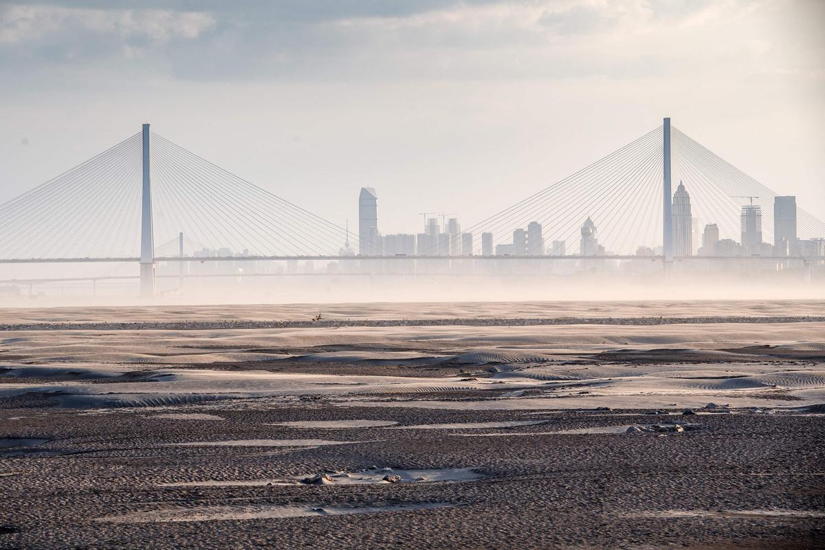 Sequía histórica en el río Yangtze, en China