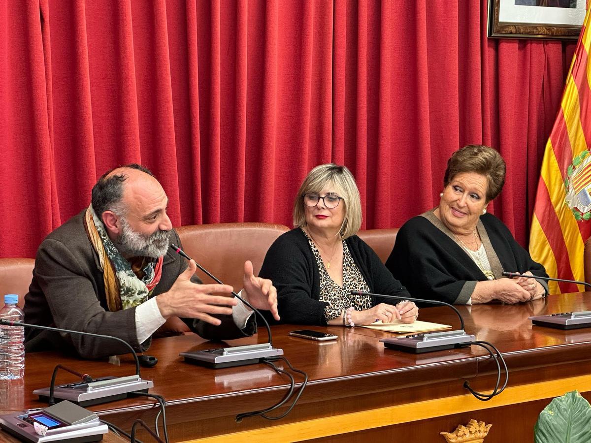 Un momento del acto, que se ha convertido en un homenaje a Miguel Cuervo