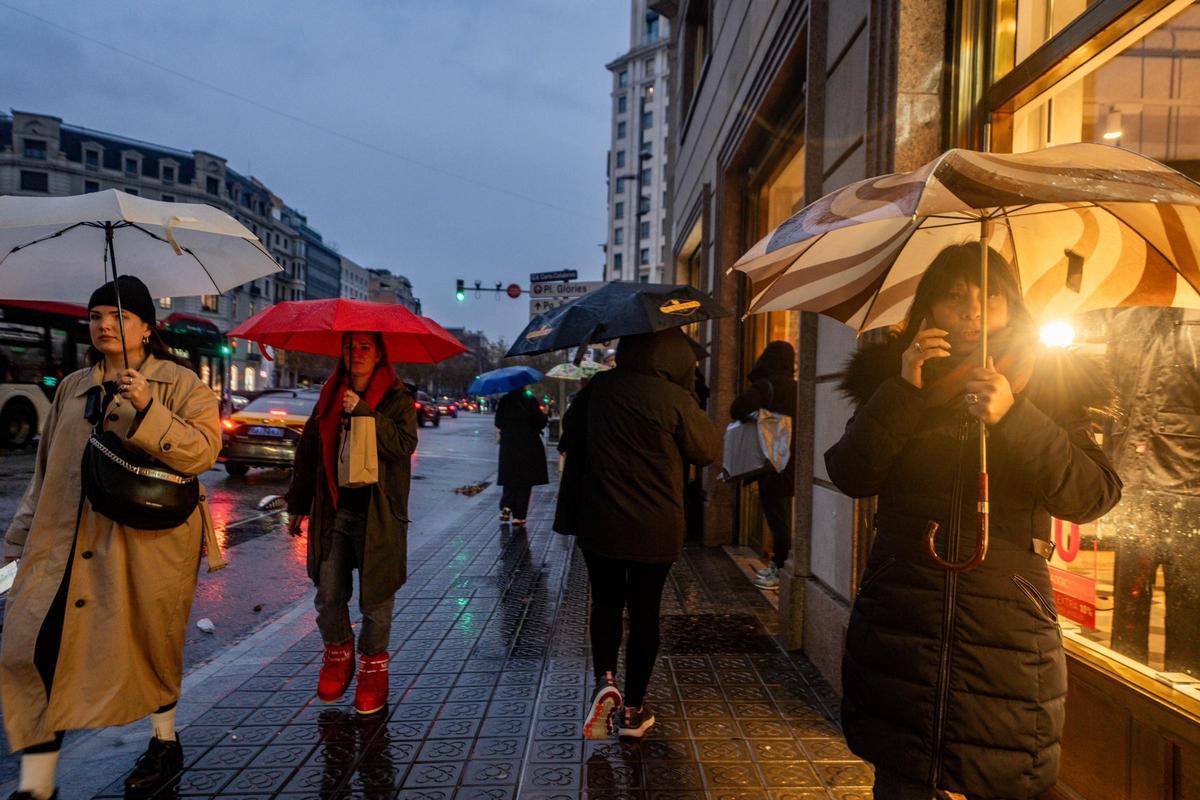 El temporal llega a Barcelona