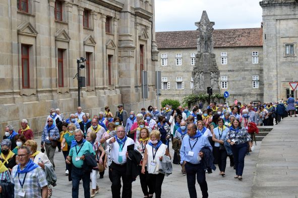 Los valgueses tomaron Santiago para poner el broche de oro a su peregrinación.