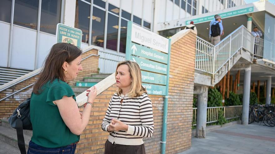 Pilar Alegría denuncia que este verano "desaparece" el servicio de consultas externas de Oncología en el Servet y Sanidad lo desmiente