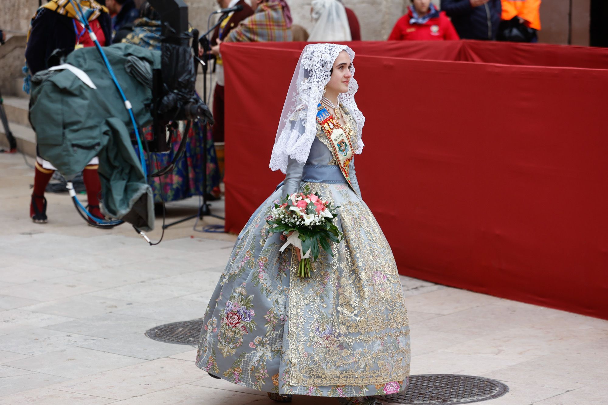 Falleras Mayores en la Ofrenda 2025. Día 17 (1/4)