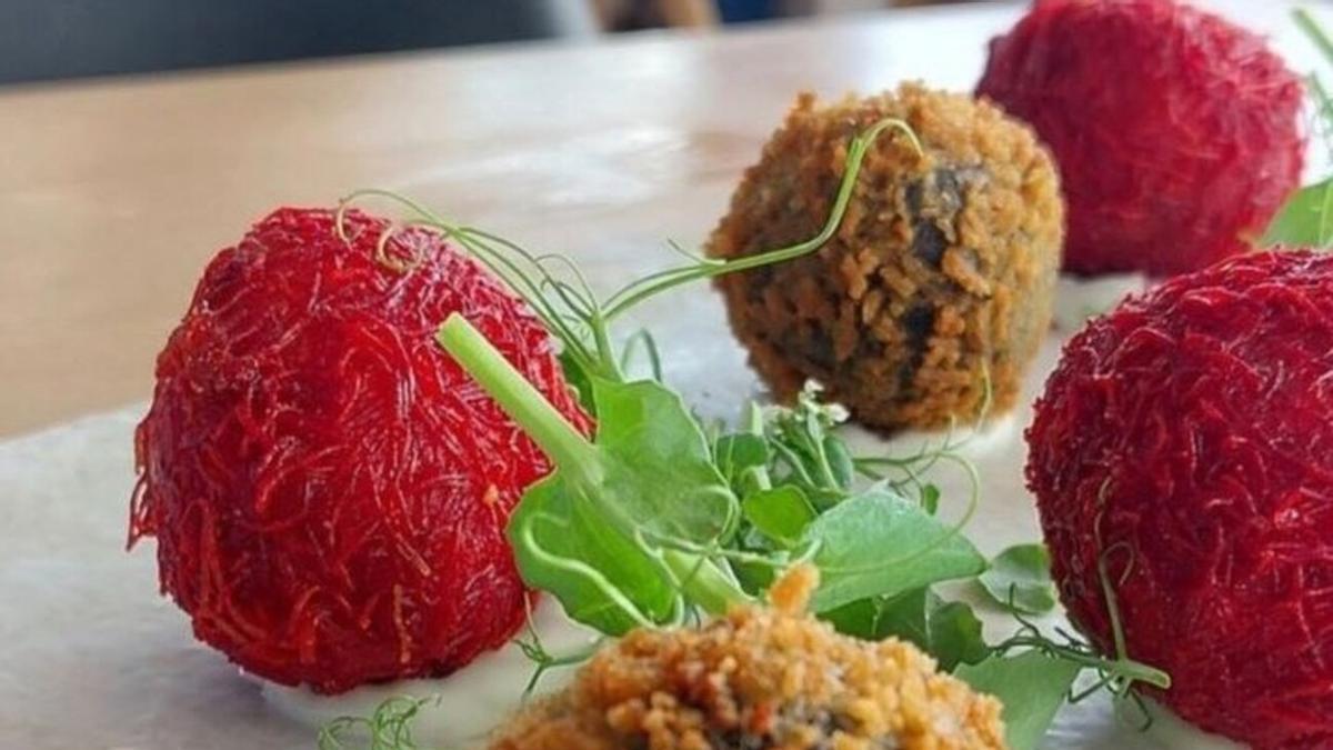 Croqueta del restaurante Mirador El Roque, en Órzola (Lanzarote)