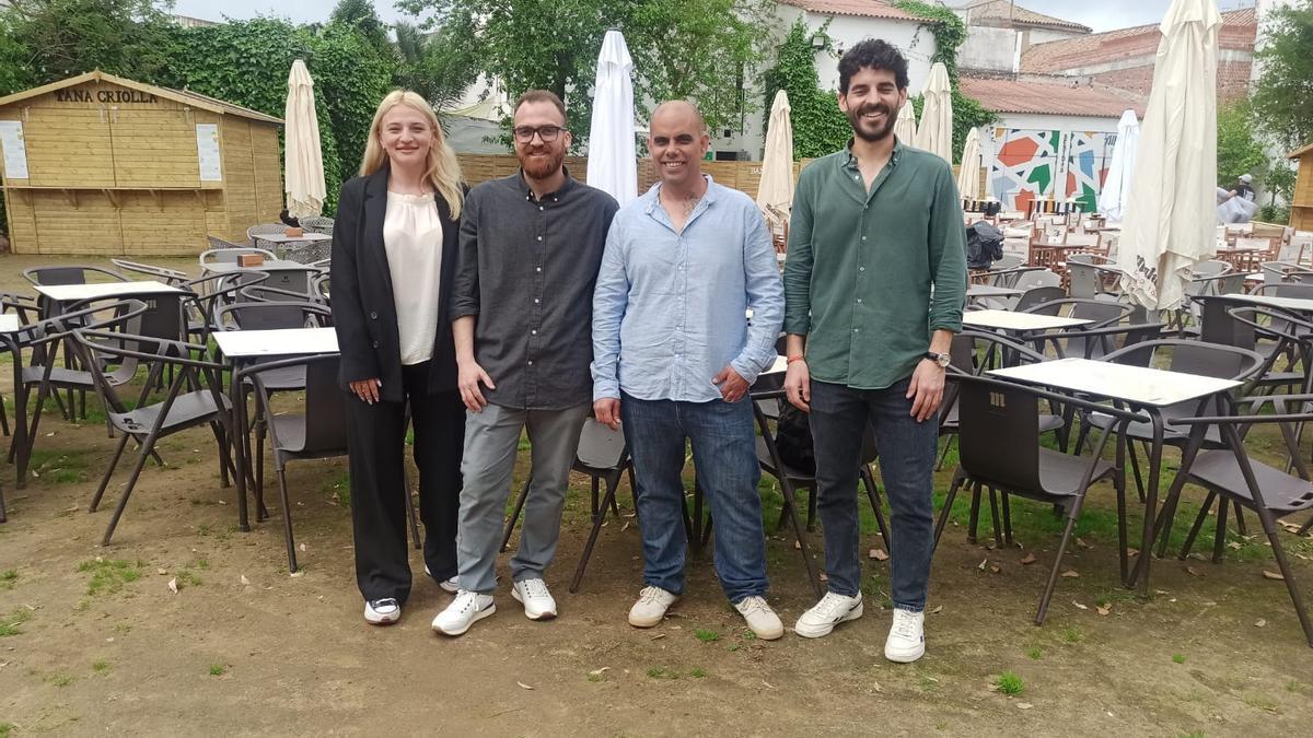 Carolina Santos, Daniel García, Antonio Amil y Lucas Blasco.