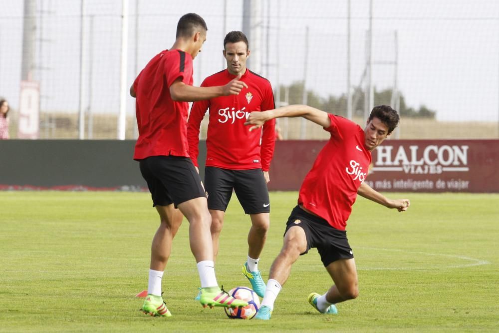 Entrenamiento del Sporting