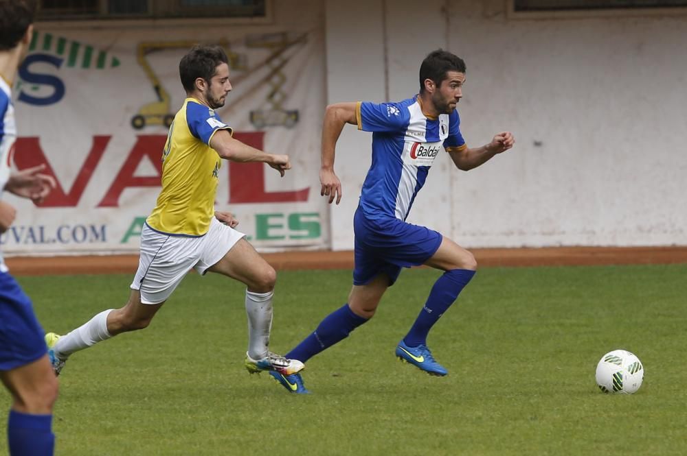 El partido entre el Real Avilés y Mosconia, en imágenes