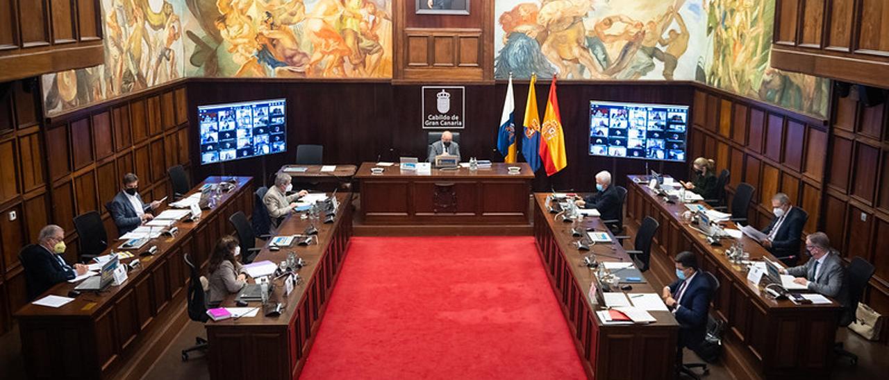 Pleno del Cabildo de Gran Canaria.