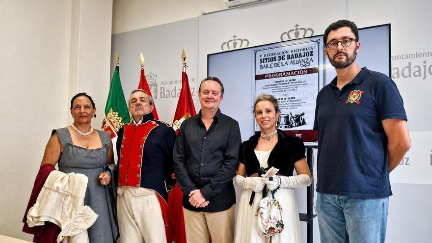 La recreación de Los Sitios de Badajoz llevará a los jardines de La Galera los bailes de 1809
