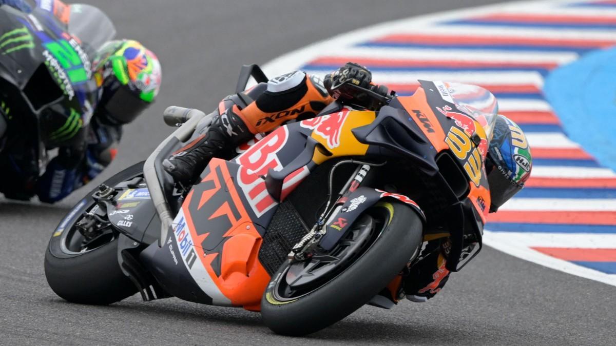 Brad Binder, durante las sesiones del sábado