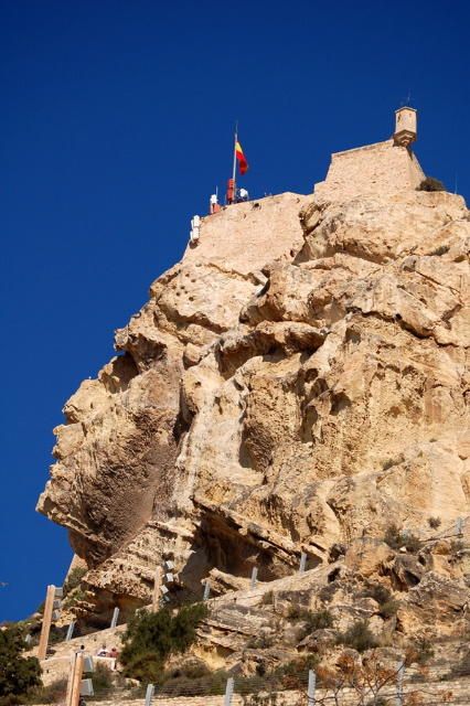 Cara del moro del Castillo de Santa Bárbara en Alicante