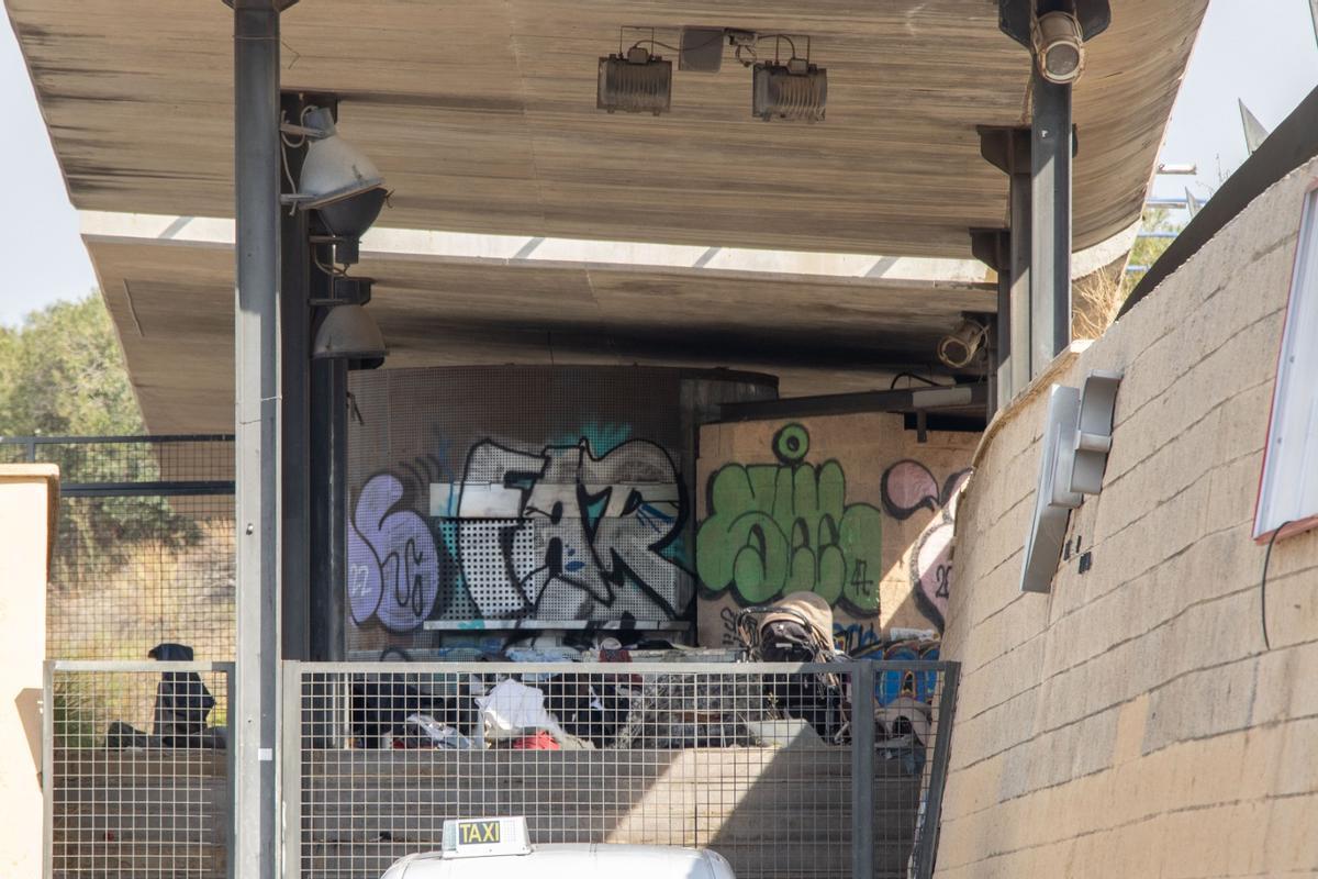 La estación de Xirivella, okupada.