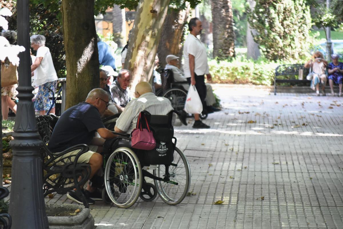 Galería | Los desperfectos del paseo de Cánovas de Cáceres