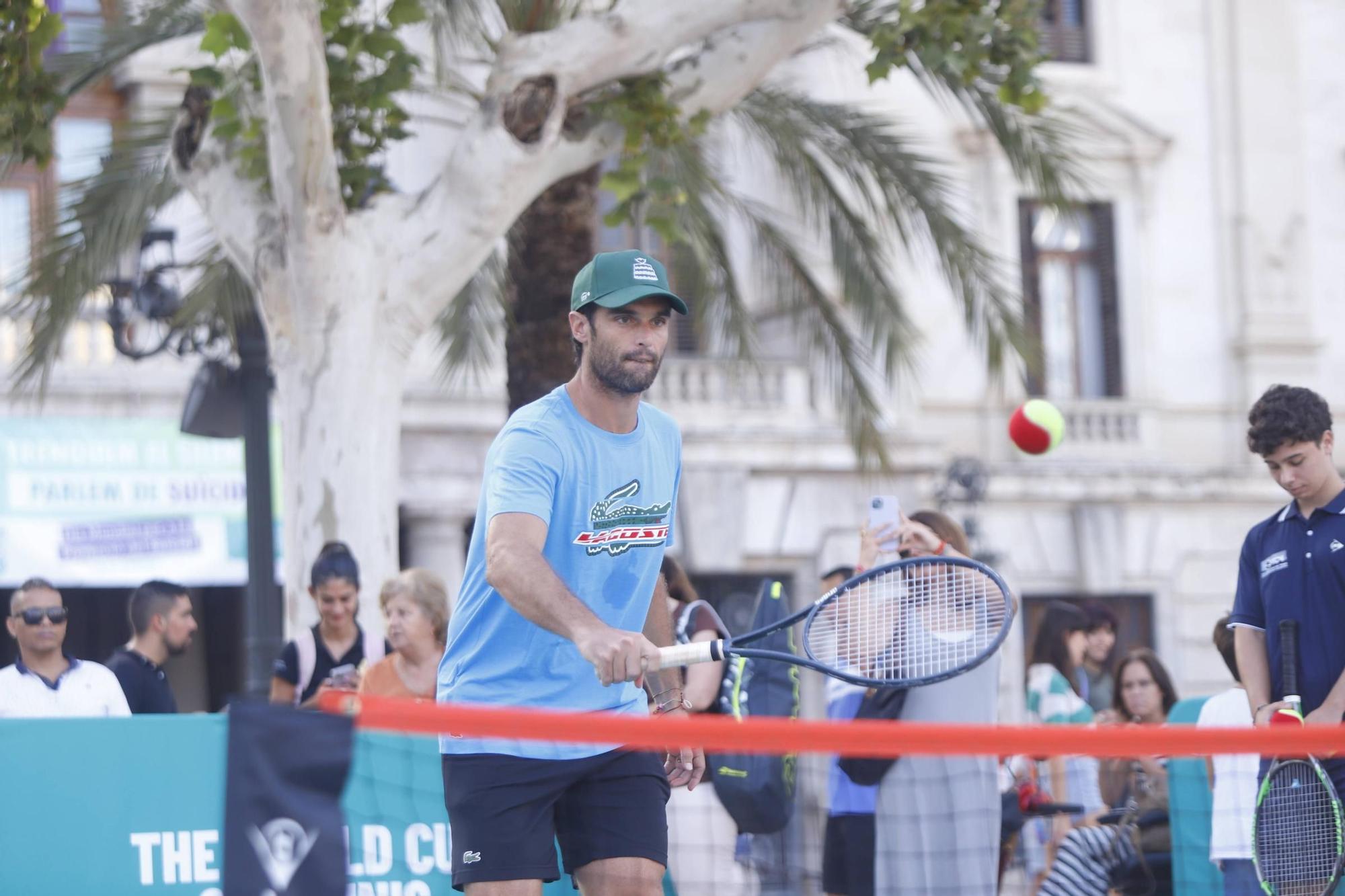 Fiesta del tenis en València por la Copa Davis