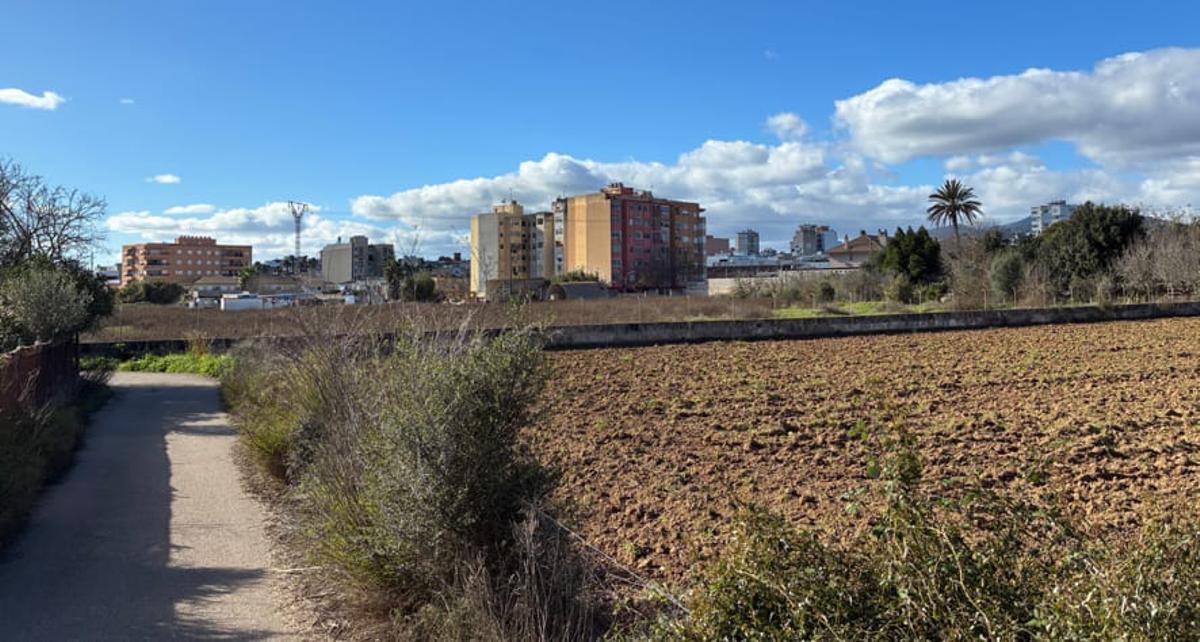 En el centro, imagen actual de los bloques de viviendas que serán complementados con la construcción de las VPO.