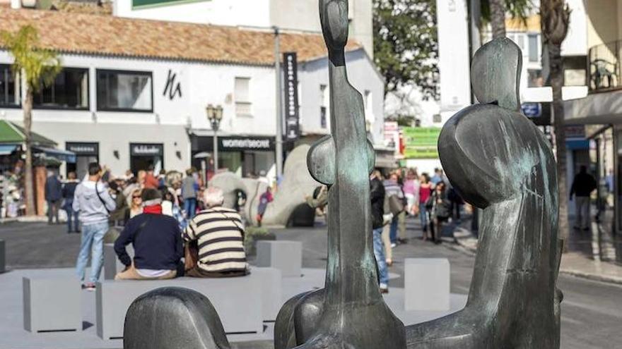 Imagen de la plaza Costa del Sol de Torremolinos.