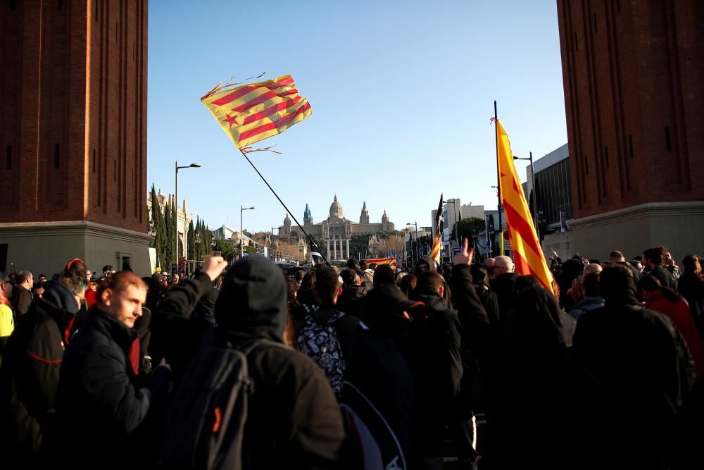 Protesta per la presència del Rei a BCN