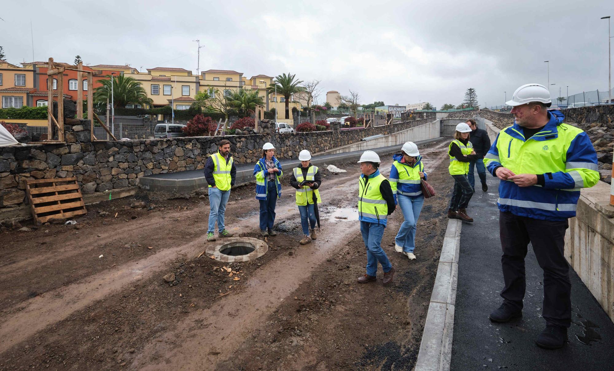 Obras de la pasarela del Padre Anchieta