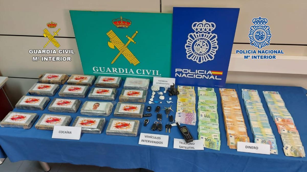 Desarticulada en Canarias una  organización criminal dedicada al tráfico  de cocaína a gran escala