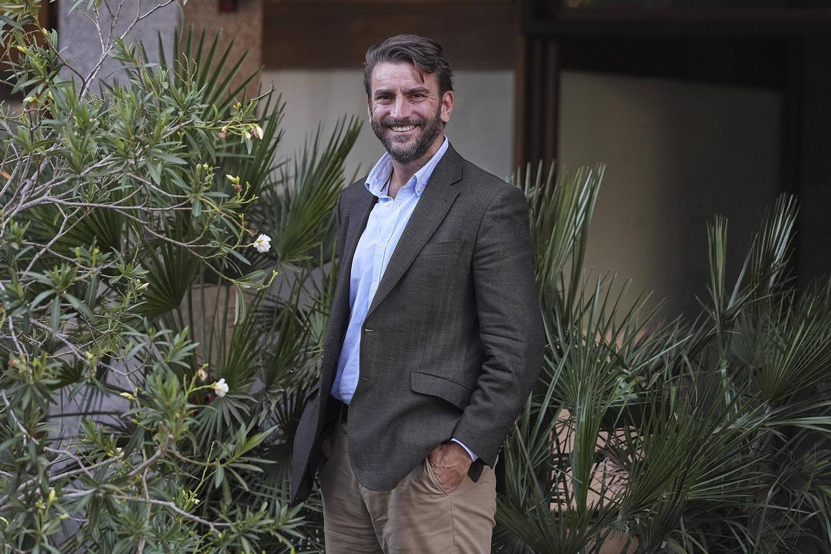 Pablo de Ramón-Laca, president executiu de Cesce, durant la seva visita a Girona.