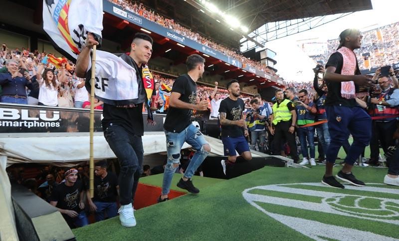 Celebración del Valencia CF campeón de Copa