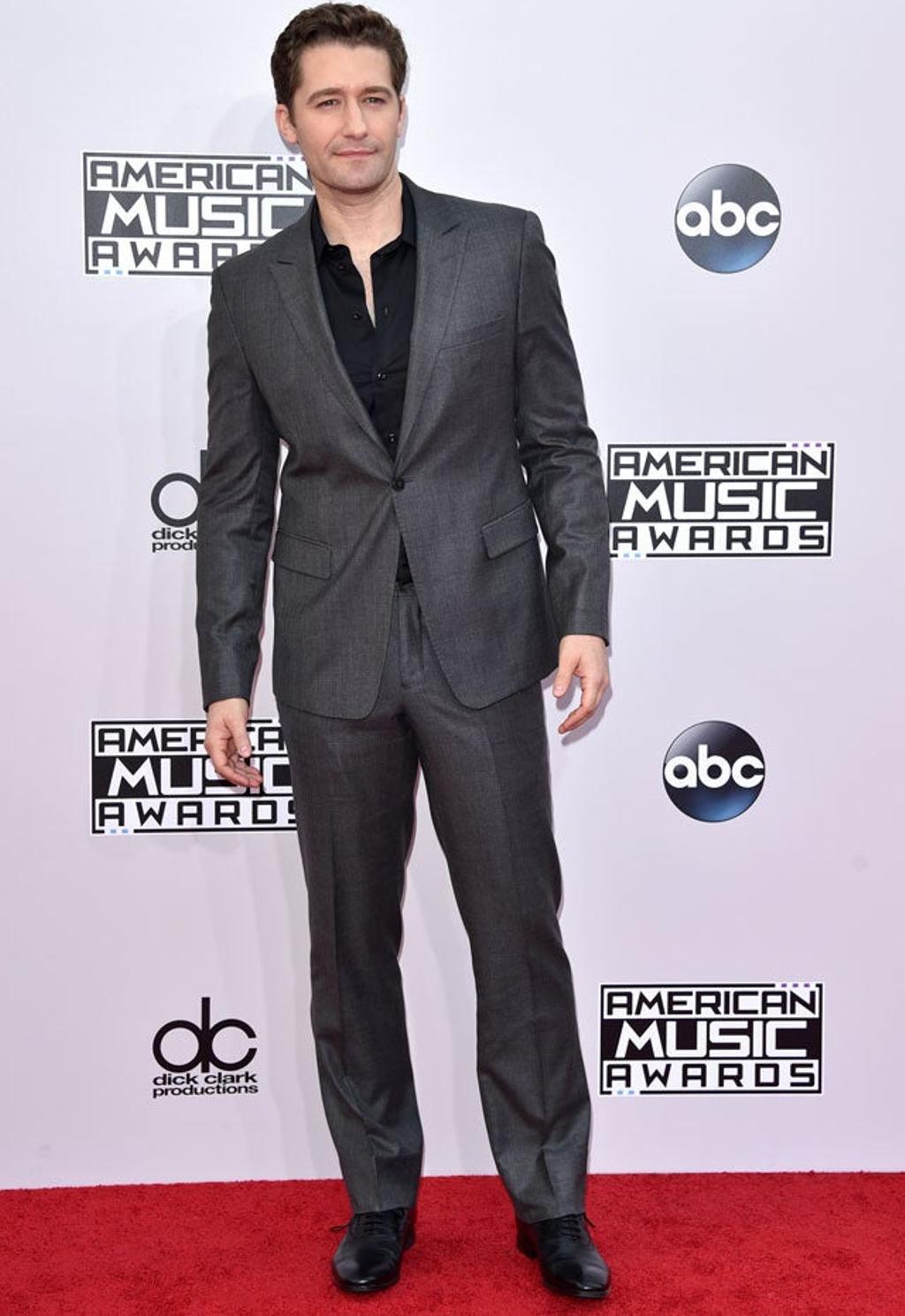 Matthew Morrison asistió por primera vez a la gala de los American Music Awards