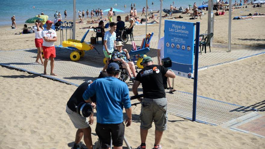 Comienza el rodaje de &#039;Canarias, 1.500 km de Costa&#039; en Las Canteras