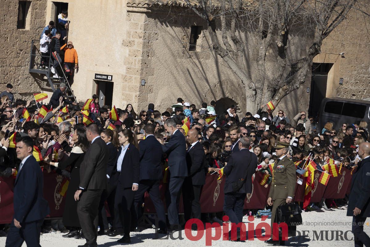 Visita de los reyes de España a Caravaca (explanada de la Basílica)