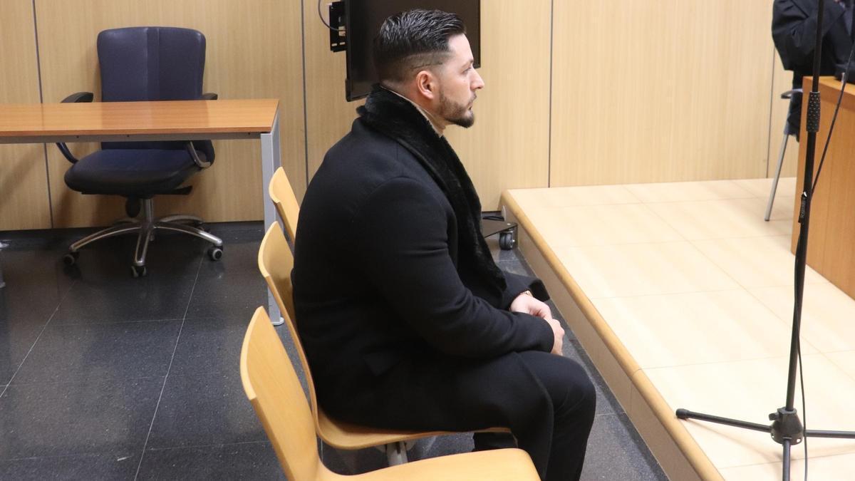 Nyno Vargas en el juicio por un delito de lesiones del que ha sido absuelto.