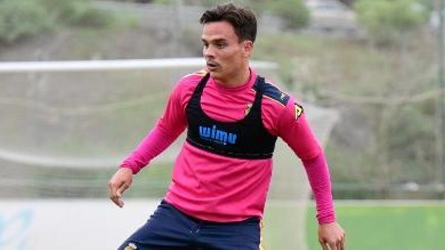 Roque Mesa, durante la última sesión en Barranco Seco.