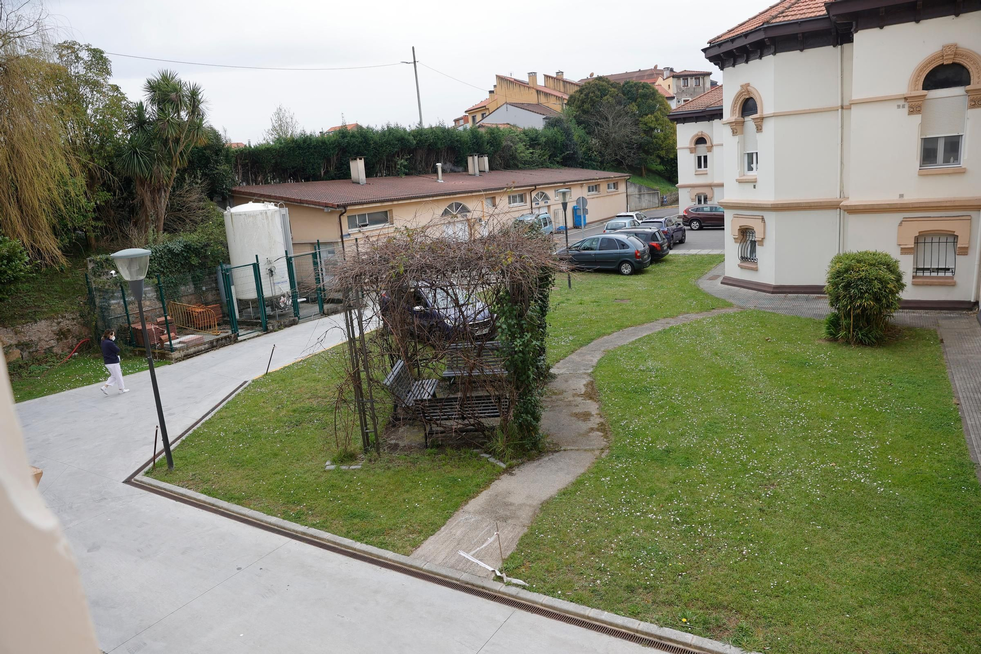 El futuro jardín terapéutico del Hospital de Avilés