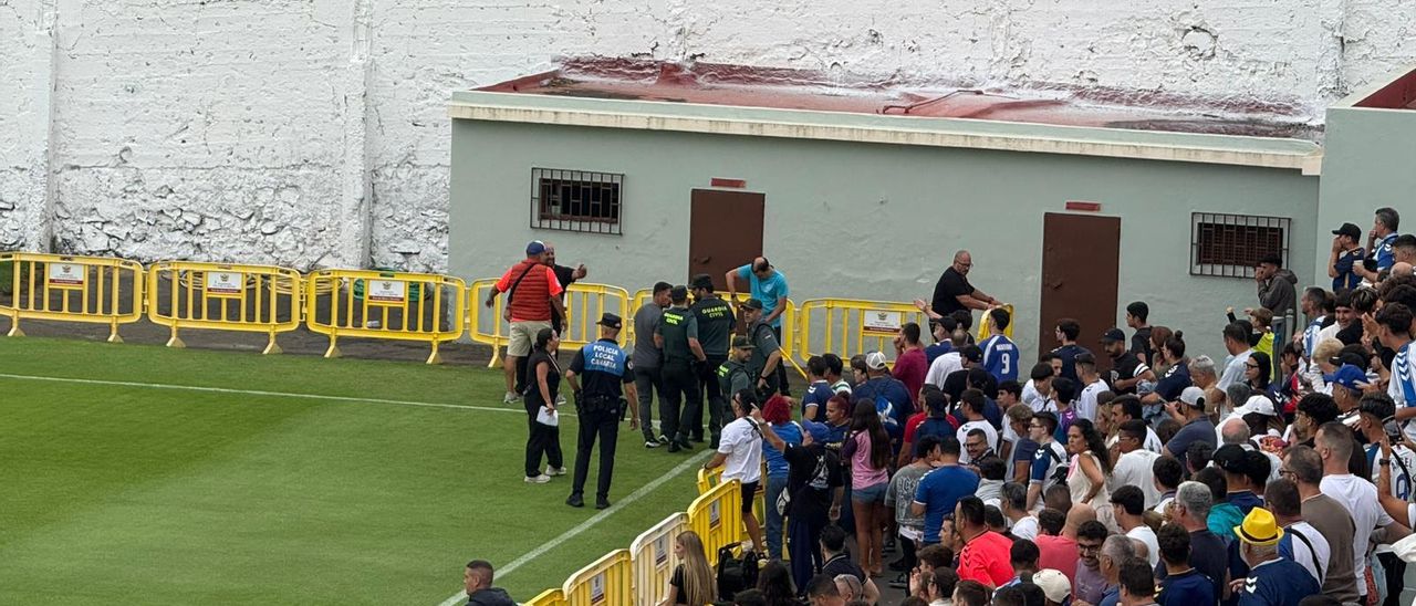 Incidentes en el derbi CD Tenerife - UD Las Palmas
