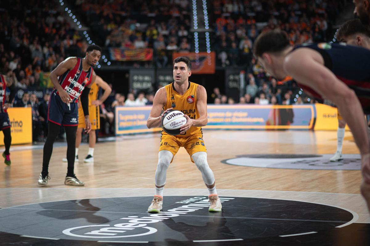 Copa del Rey, partido de cuartos de final del CB Canarias contra el Kosner Baskonia