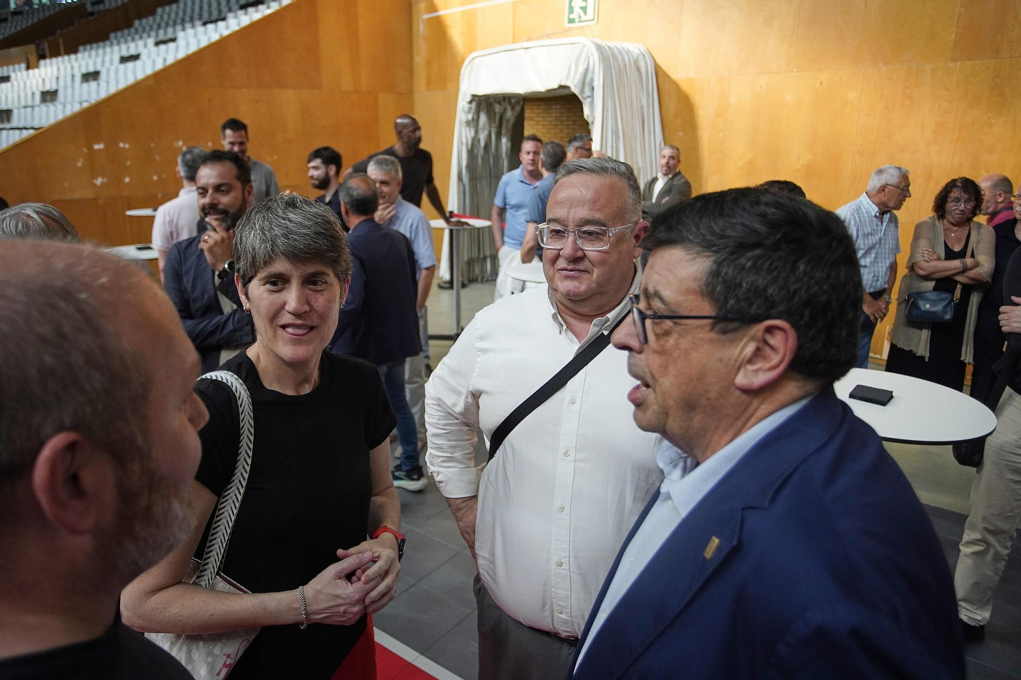 Les fotos de l'anunci de la fusió entre l'Uni i el Bàsquet Girona