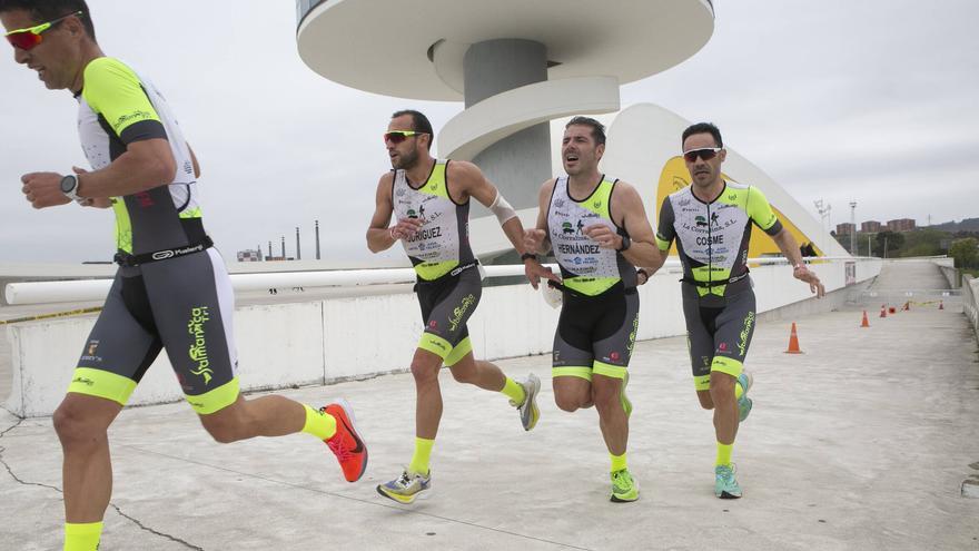 Un nuevo éxito de organización en Avilés: El Bétera valenciano y los vascos de Peñota Dental, campeones de España de duatlón