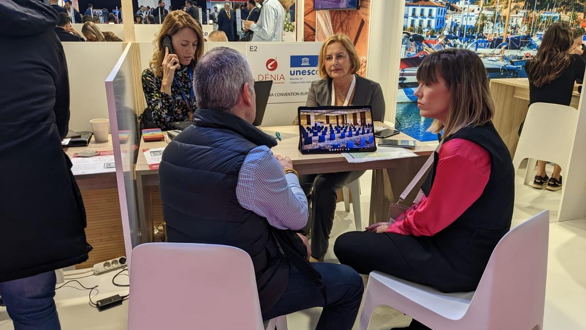 La promoción de Dénia en la feria de congresos de Barcelona