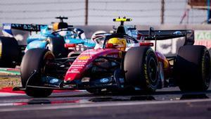 SHANGHAI (China), 13/03/2026.- Scuderia Ferrari driver Lewis Hamilton of Britain in action during the Qualifying for the Sprint ahead of the Formula One Chinese Grand Prix, in Shanghai, China, 13 March 2026. The 2026 Formula 1 Chinese Grand Prix will be held at the Shanghai International Circuit racetrack on 15 March. (Fórmula Uno, Reino Unido) EFE/EPA/ALEX PLAVEVSKI