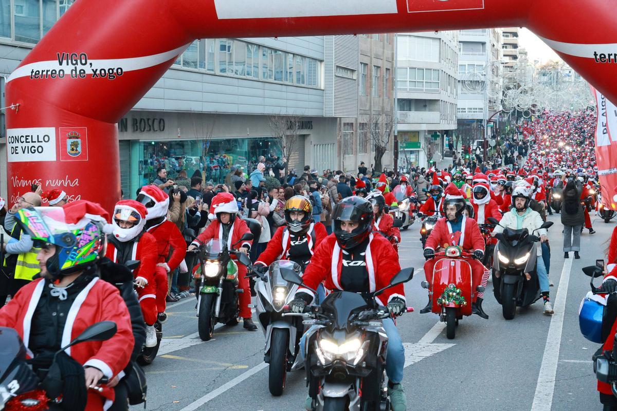 Miles de papanoeles invaden Vigo