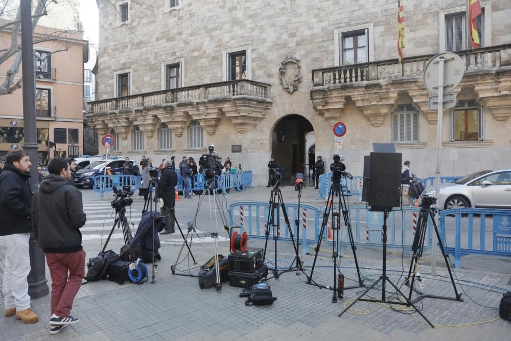 El día de la Sentencia de Nóos en la Audiencia de Palma